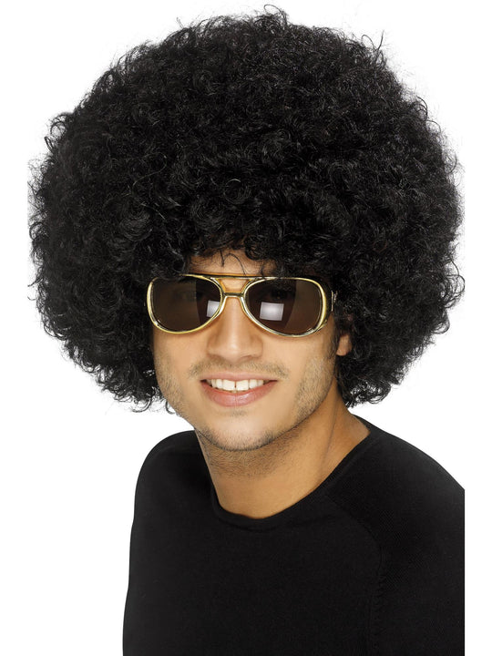 70s FUNKY AFRO WIG - BLACK