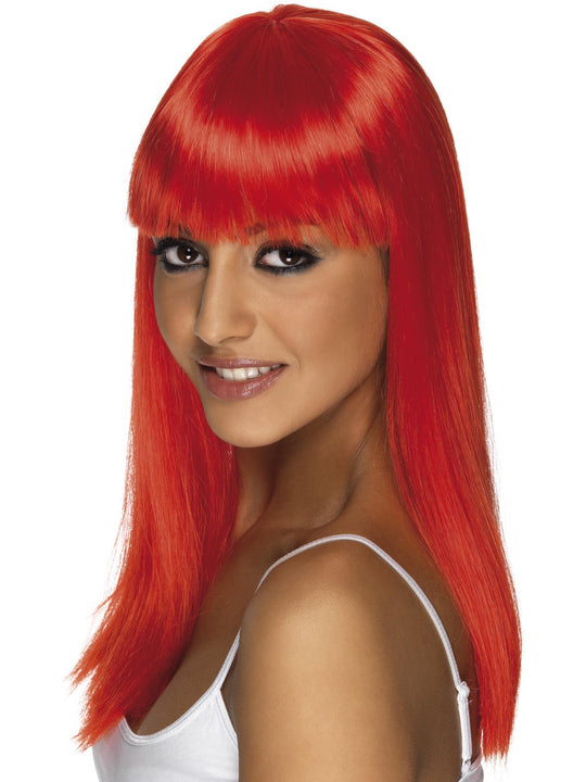 GLAMOURAMA WIG - NEON RED