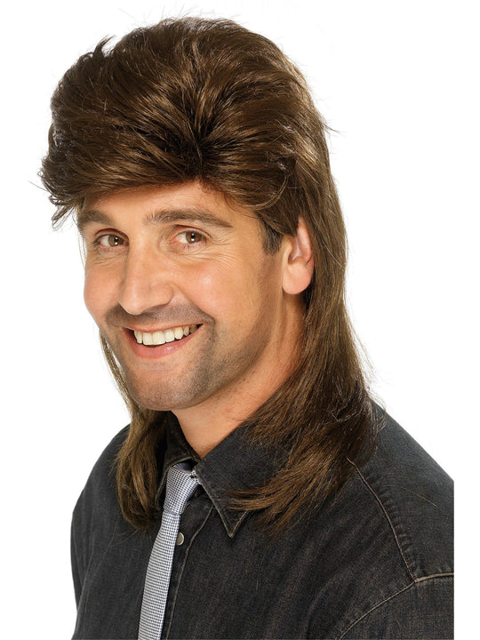 MULLET WIG - BROWN