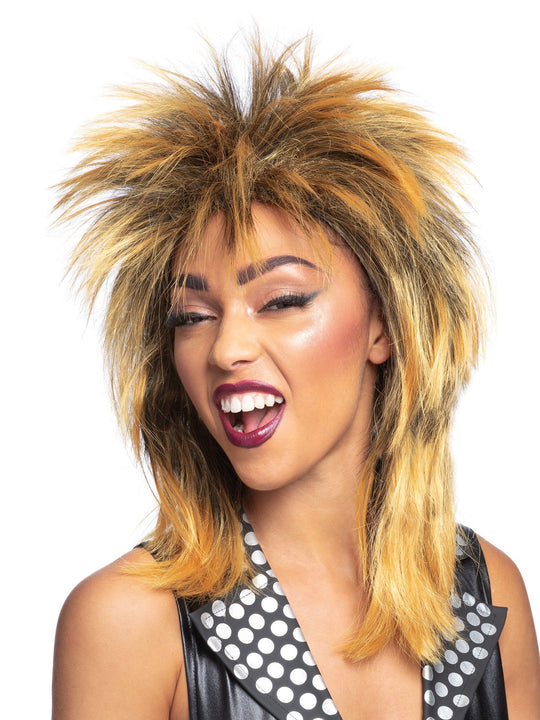 ROCK DIVA LONG MULLET WIG - GINGER