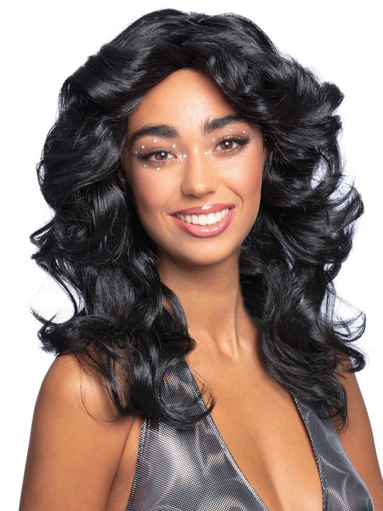 70s FLICK WIG - BLACK
