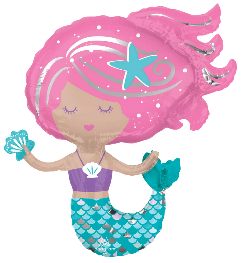 JUMBO FOIL - SHIMMERING MERMAID