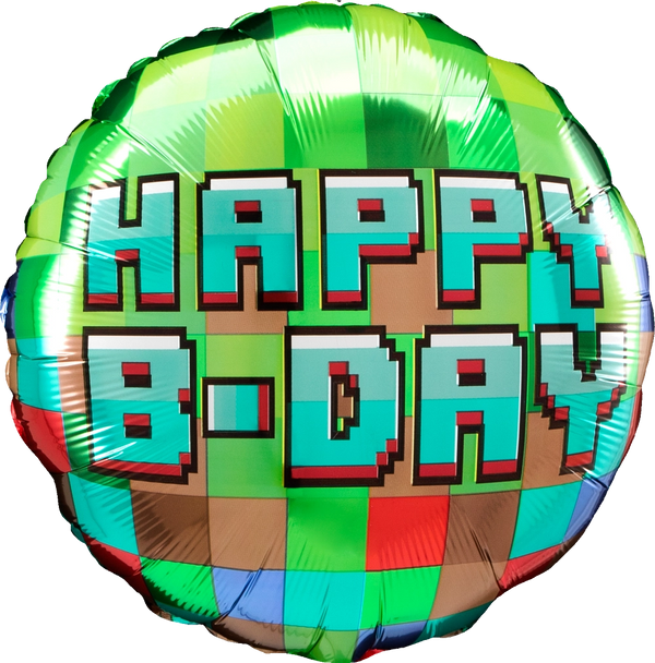 18" FOIL - PIXEL PARTY