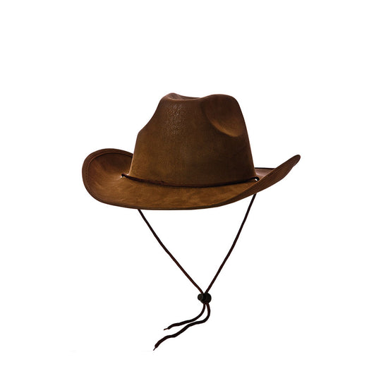 COWBOY HAT - DELUXE BROWN SUEDE