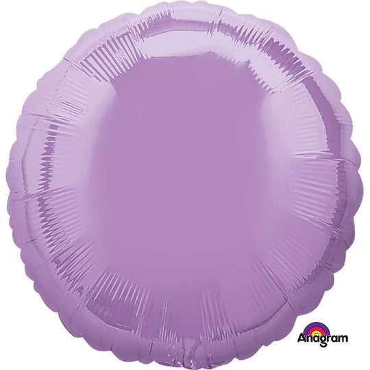 METALLIC  - CIRCLE - PEARL LAVENDER