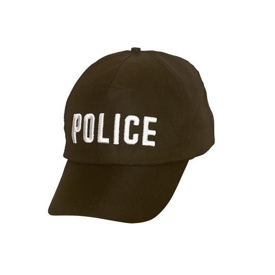 POLICE CAP - BLACK