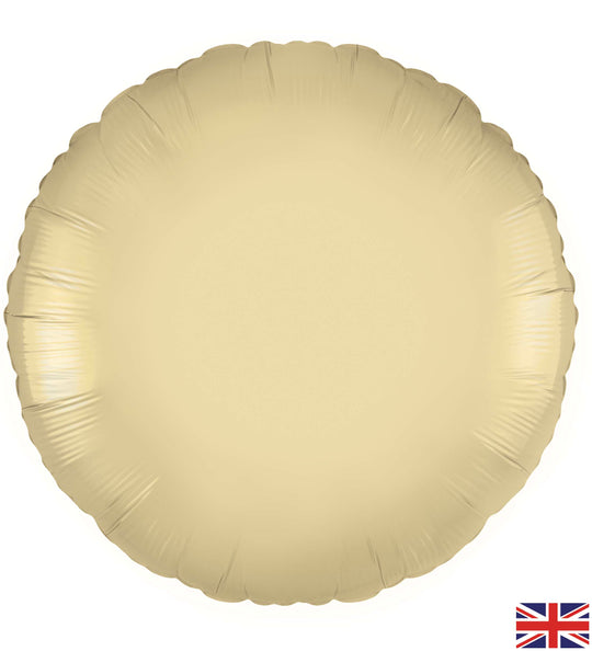 METALLIC - CIRCLE - GOLD SILK