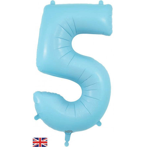 JUMBO NUMBER - 5 - MATTE BLUE