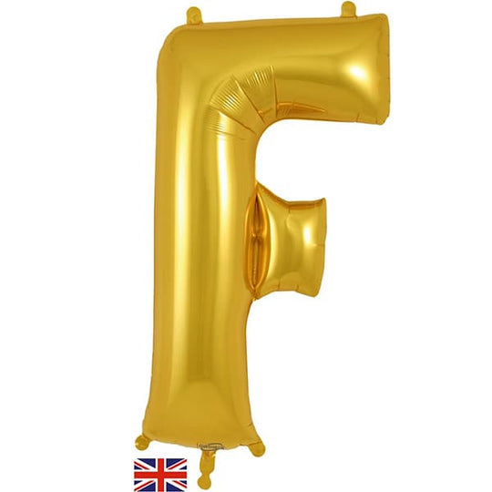JUMBO LETTER - F - GOLD