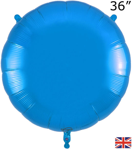 36" FOIL - CIRCLE -  BLUE