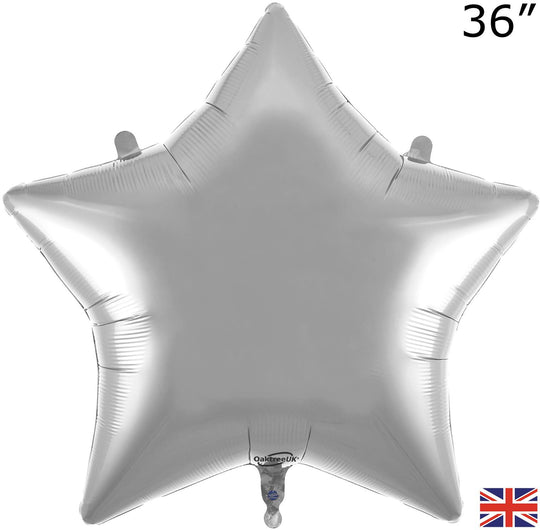 36" FOIL - STAR - SILVER