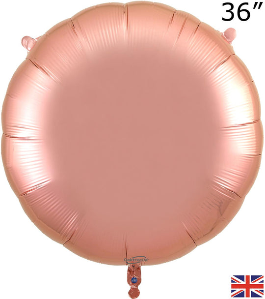 36" FOIL - CIRCLE - ROSE GOLD