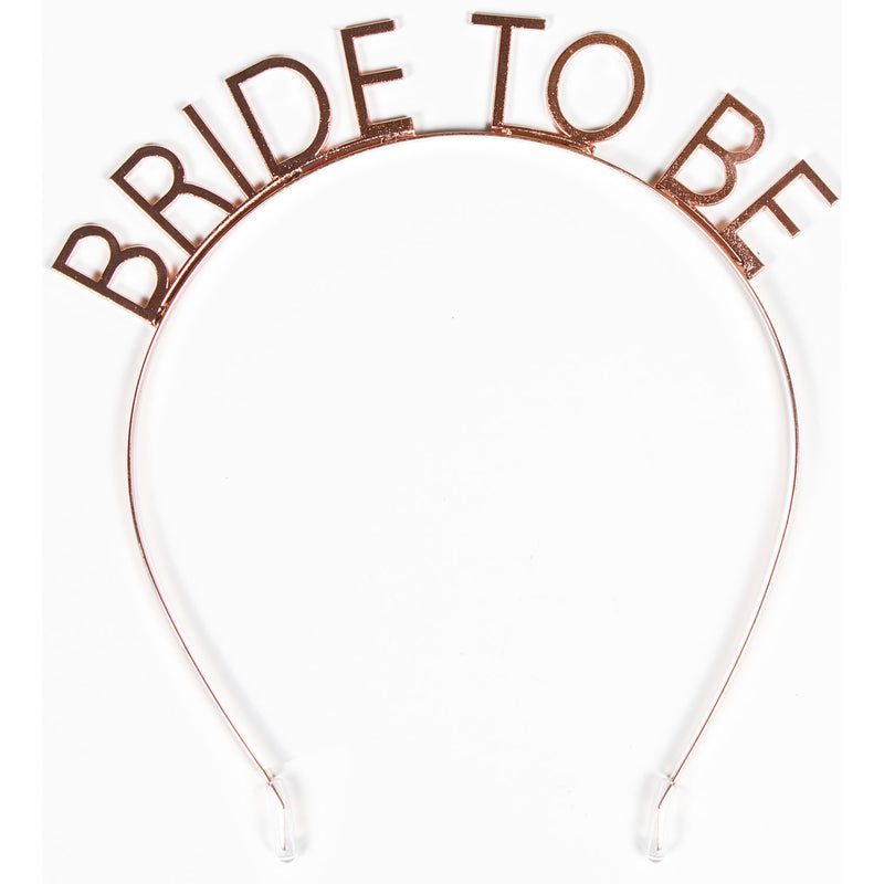 HEADBAND - BRIDE TO BE - ROSE GOLD