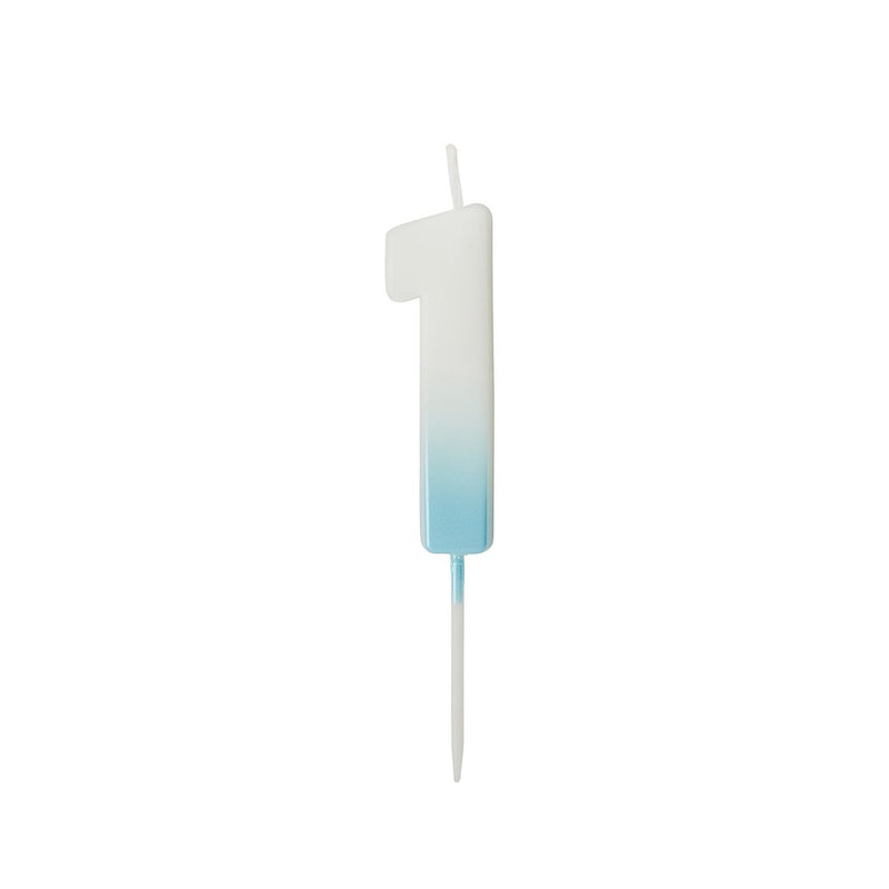 CANDLE - 1 - BLUE OMBRE