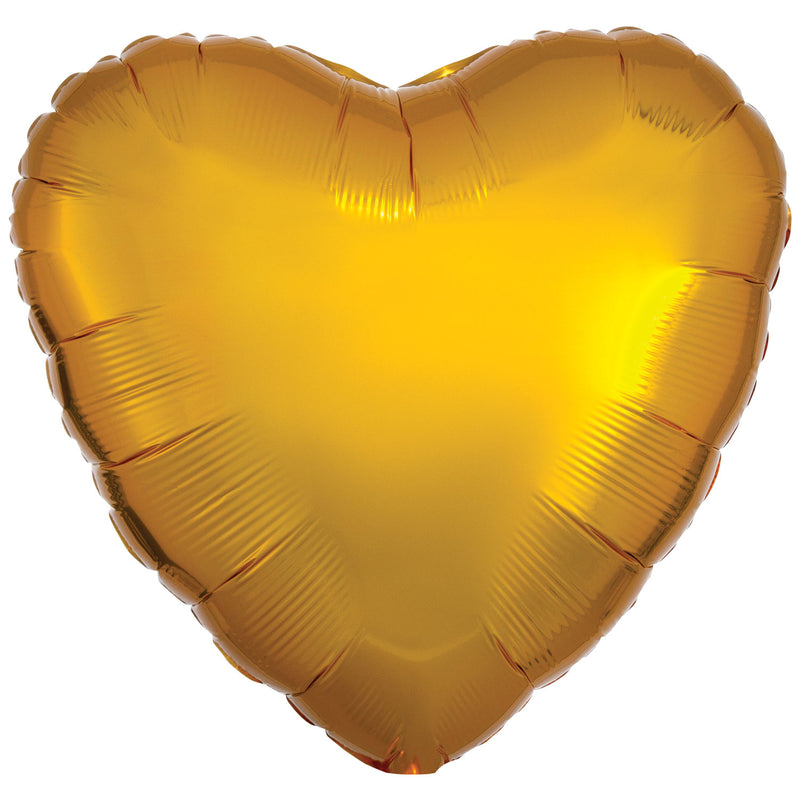 METALLIC - HEART - GOLD - Partica Party