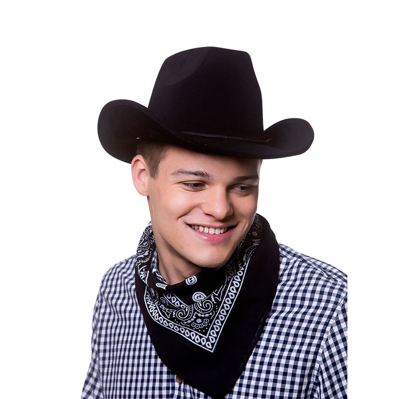 COWBOY BANDANA - BLACK