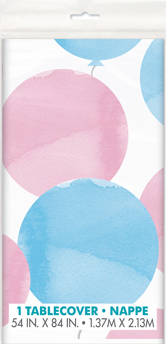 TABLECOVER - GENDER REVEAL - PLASTIC RECTANGLE