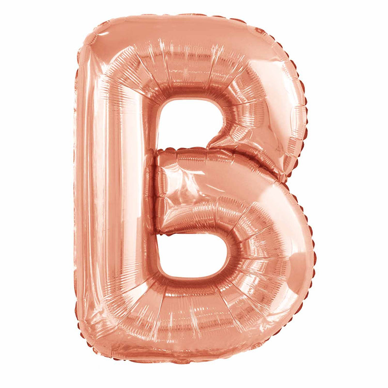 JUMBO LETTER - B - ROSE GOLD - Partica Party