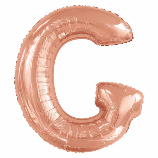JUMBO LETTER - G - ROSE GOLD