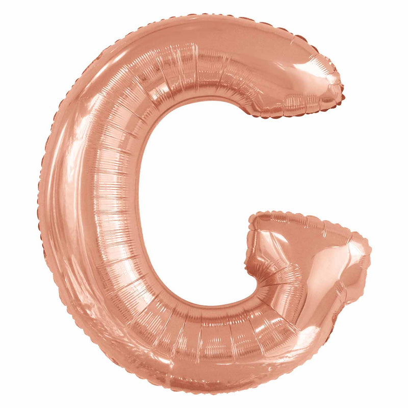 JUMBO LETTER - G - ROSE GOLD - Partica Party