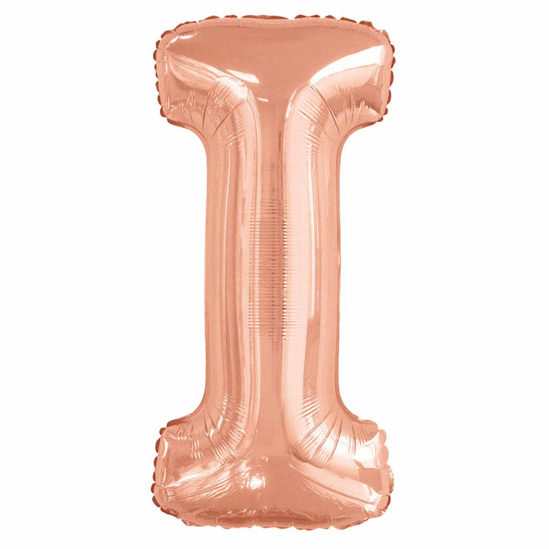 JUMBO LETTER - I - ROSE GOLD - Partica Party