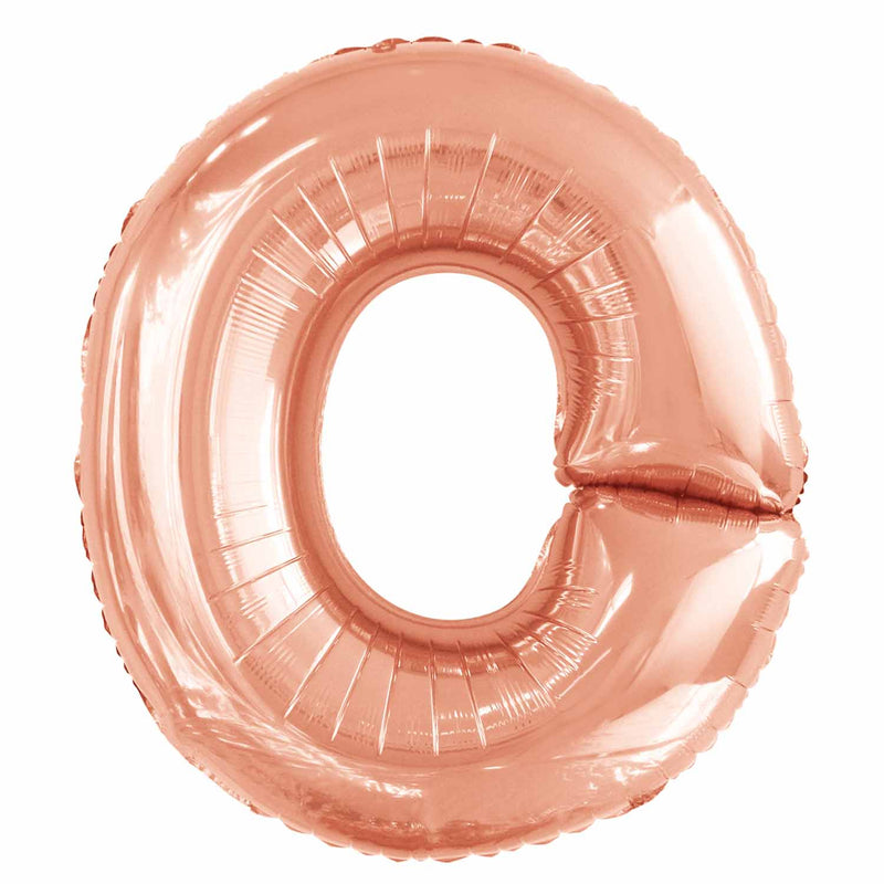 JUMBO LETTER - O - ROSE GOLD - Partica Party