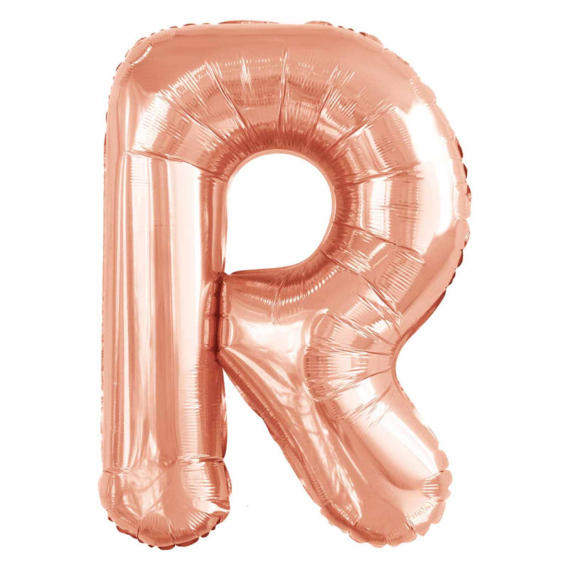 JUMBO LETTER - R - ROSE GOLD - Partica Party