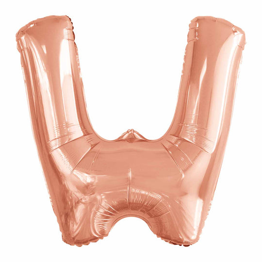 JUMBO LETTER - W - ROSE GOLD