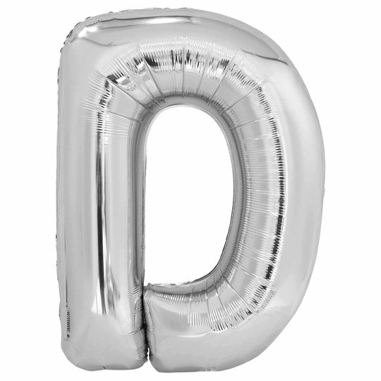 JUMBO LETTER - D - SILVER