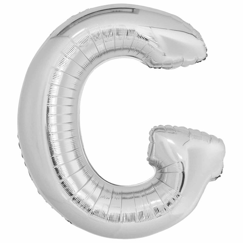 JUMBO LETTER - G - SILVER - Partica Party