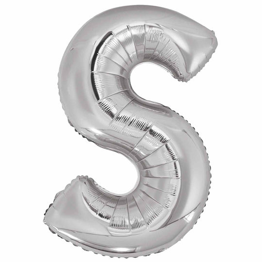 JUMBO LETTER - S - SILVER