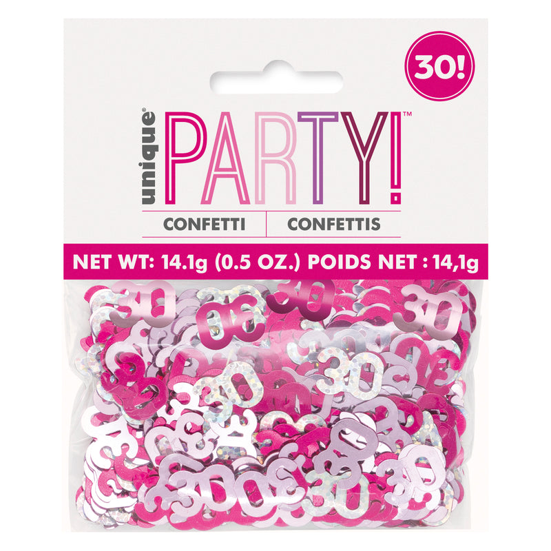 CONFETTI - 30th - PINK GLITZ