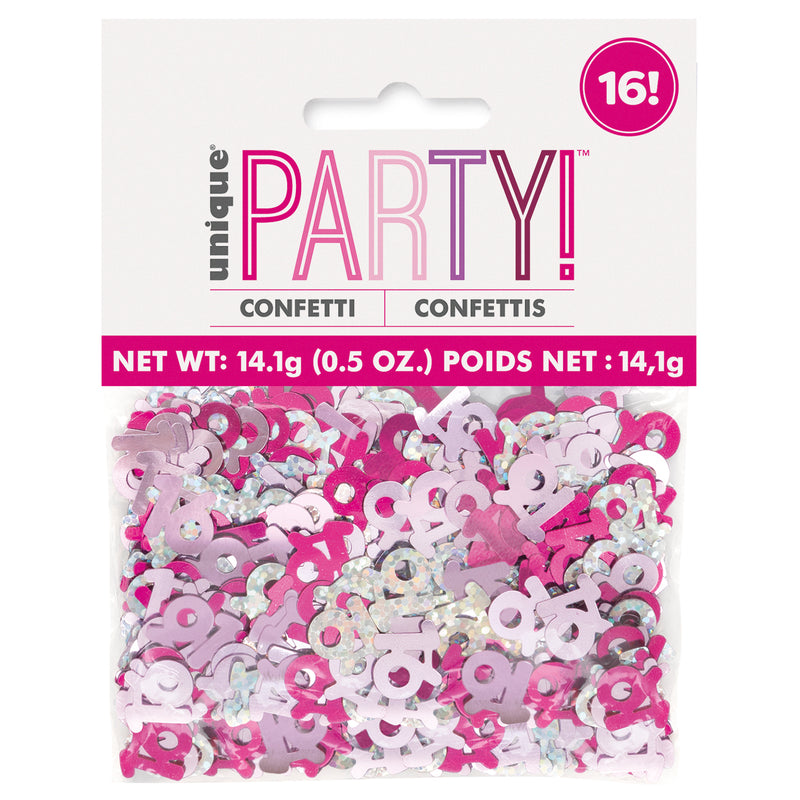 CONFETTI - 16th - PINK GLITZ