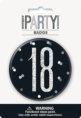 BADGE - 18th - BLACK