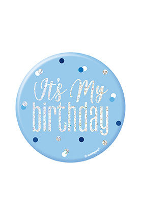 BADGE - IT'S MY BIRTHDAY - BLUE