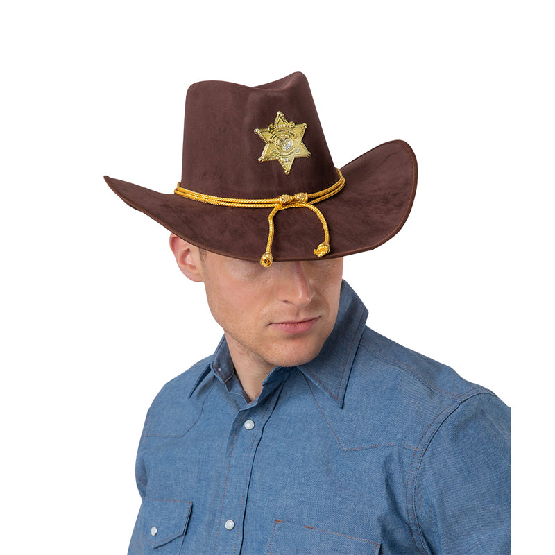 DELUXE SUEDE SHERIFF HAT