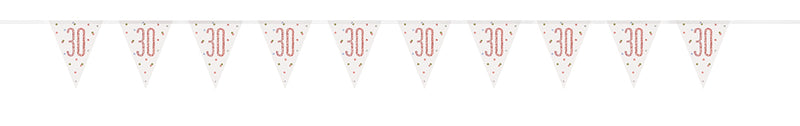 BUNTING - 30th - ROSE GOLD