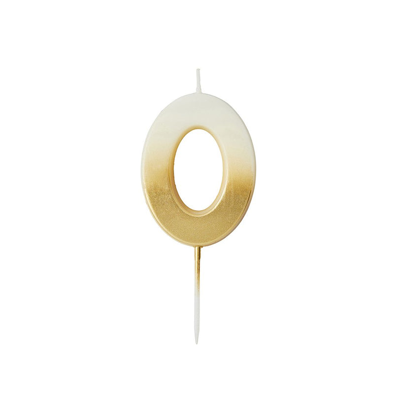 CANDLE - 0 - GOLD OMBRE