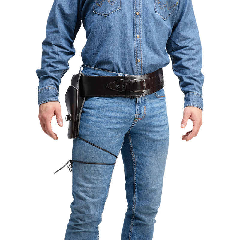 DELUXE COWBOY HOLSTER - BROWN