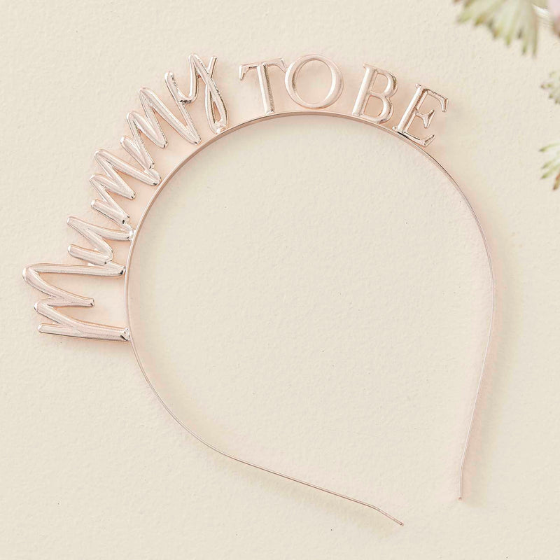 HEADBAND - MUMMY TO BE - ROSE GOLD