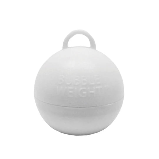 BUBBLE BALLOON WEIGHT - WHITE