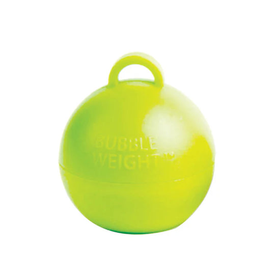 BUBBLE BALLOON WEIGHT - LIME GREEN
