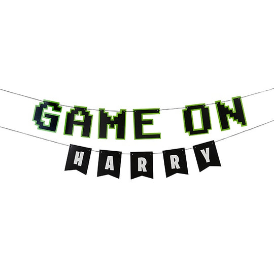 PERSONALISED BANNER - 'GAME ON'
