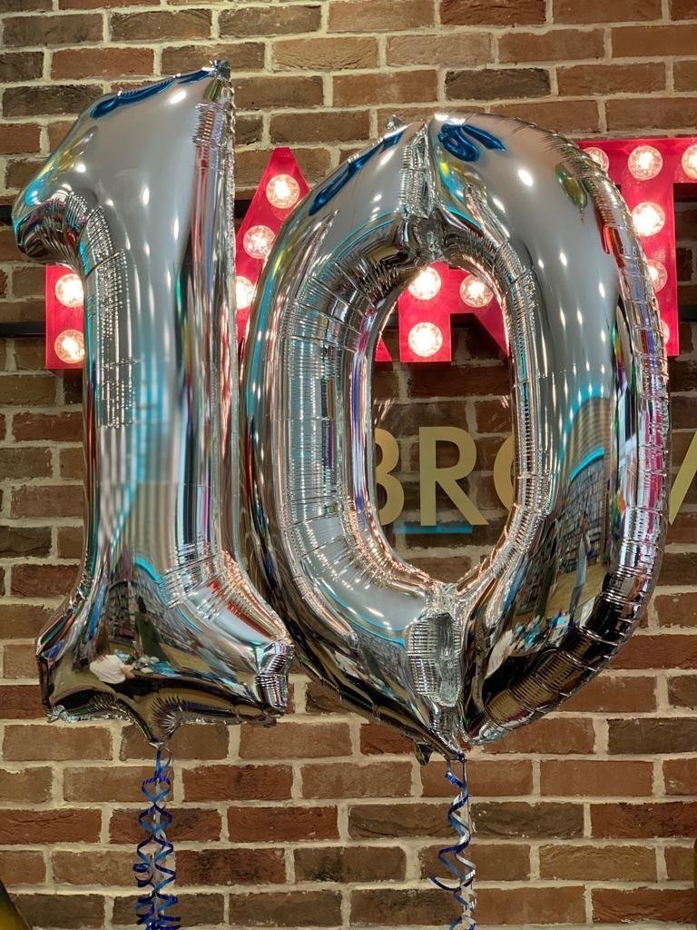 JUMBO NUMBER - 0 - SILVER