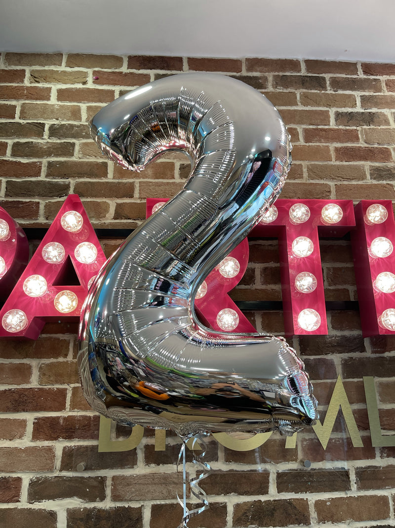 JUMBO NUMBER - 2 - SILVER