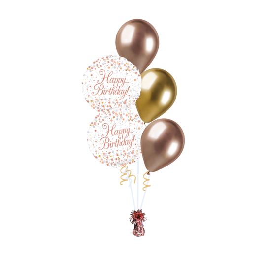 BOUQUET - SPARKLING FIZZ BIRTHDAY - ROSE GOLD