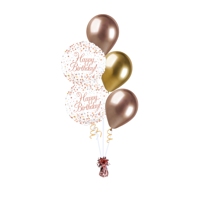 BOUQUET - SPARKLING FIZZ BIRTHDAY - ROSE GOLD