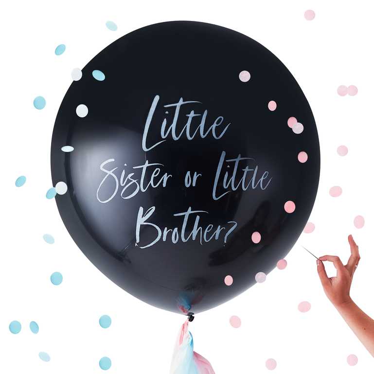 36" LATEX - LITTLE SISTER OR BROTHER? - GENDER REVEAL