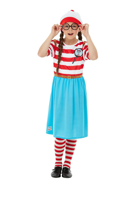 CHILD COSTUME - WHERE'S WALLY? WENDA DELUXE