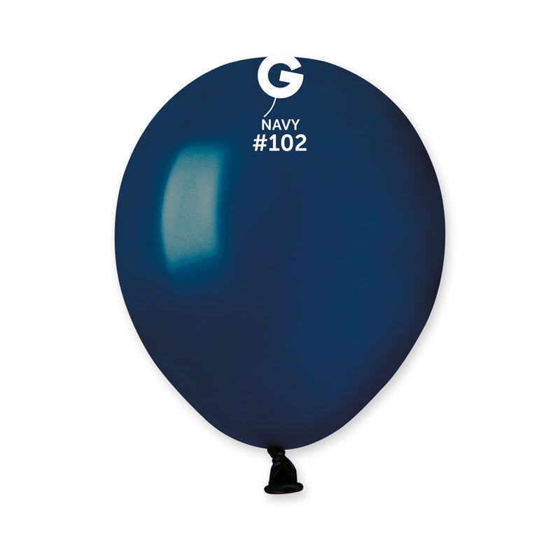 5" LATEX - NAVY #102 - PACK OF 50